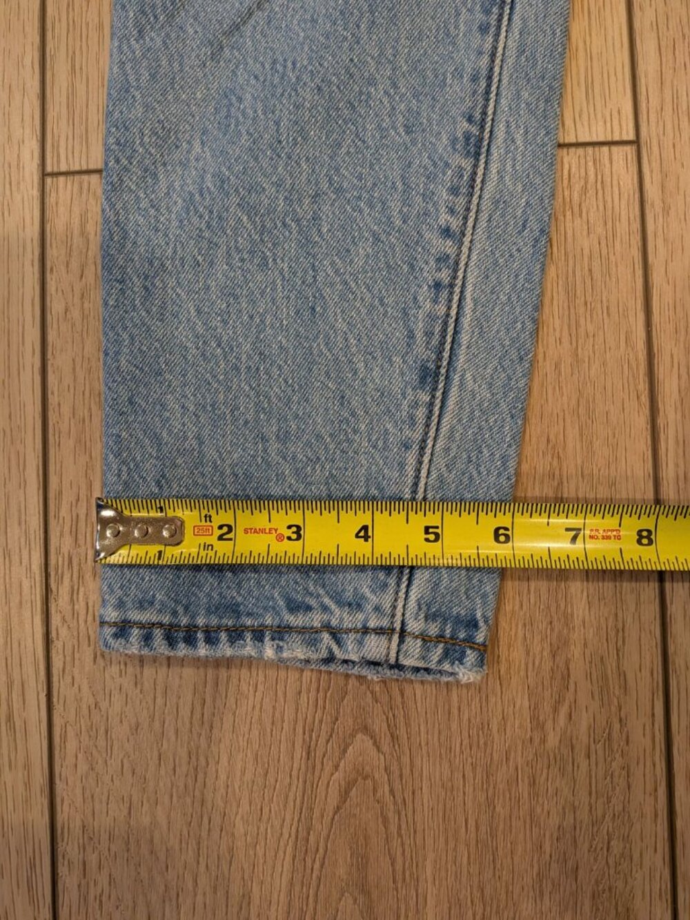 Levi's Premium Wedgie Straight High Rise Jeans Women's Size 25 Button Fly - Picture 7 of 10